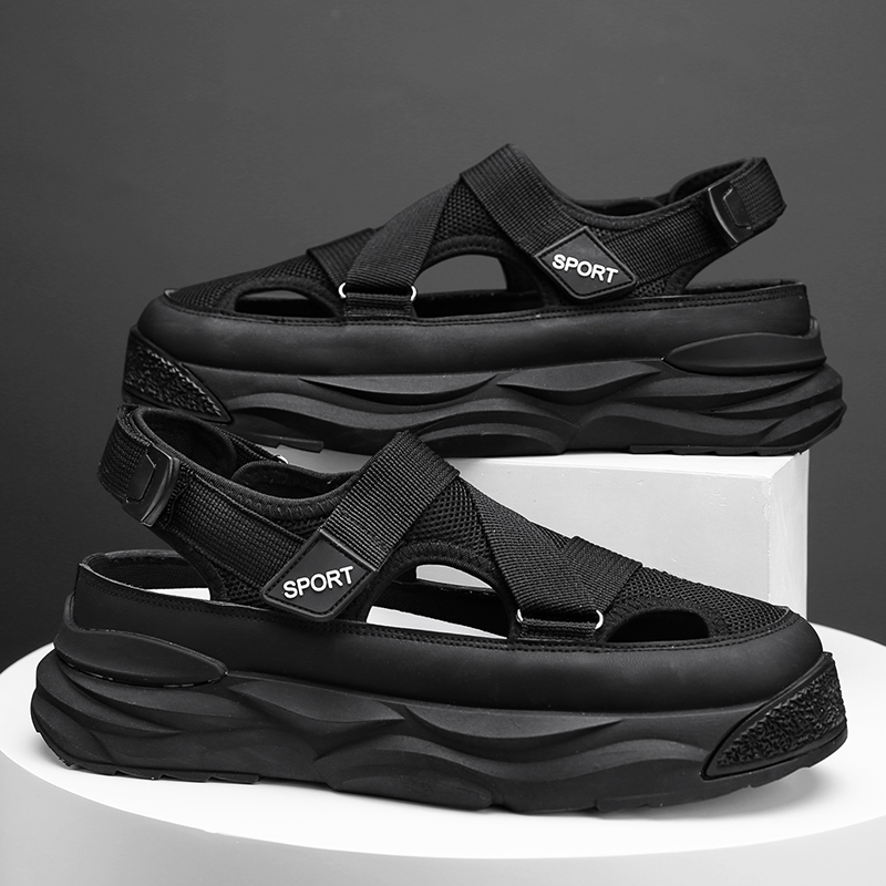 Giày Sandal Đi Biển Thoáng Khí Thời Trang Hàn Quốc Cho Nam