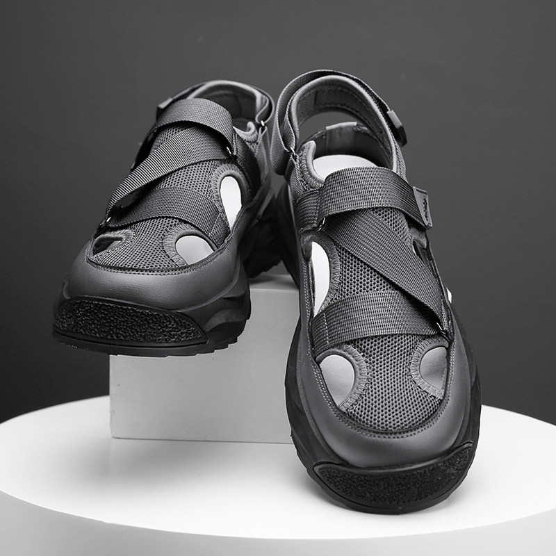 Giày Sandal Đi Biển Thoáng Khí Thời Trang Hàn Quốc Cho Nam