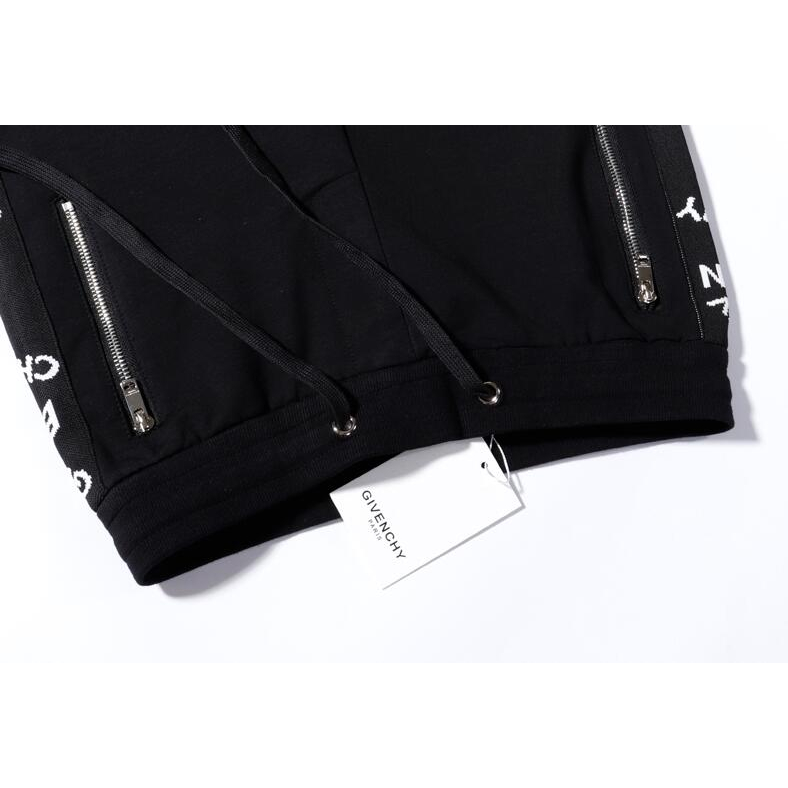 Givench Quần Dài Vải cotton Phối Dây Ruy Băng Cá Tính Cho Nam Và Nữ