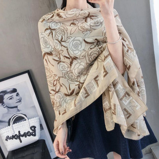 Thương Hiệu Khăn Thời Trang Nữ Khăn Mới Chữ Lụa Khăn Choàng Khăn Choàng Quấn Dài Khăn Hijab Khăn Đi Biển