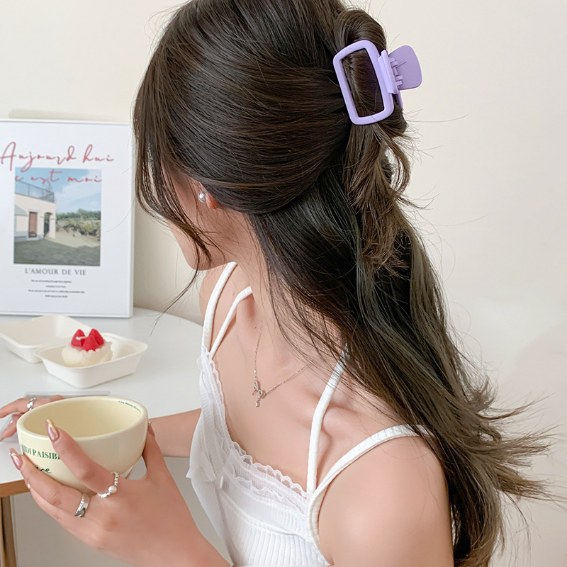 Kẹp Tóc Hình Vuông Nhỏ Nhiều Màu Sắc Thời Trang Mùa Hè Cho Nữ