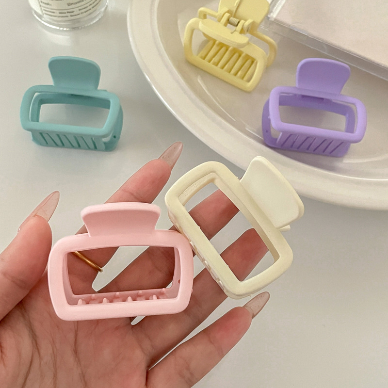 Kẹp Tóc Hình Vuông Nhỏ Nhiều Màu Sắc Thời Trang Mùa Hè Cho Nữ