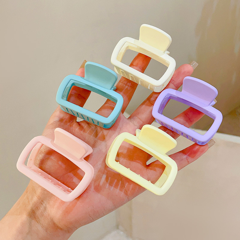 Kẹp Tóc Hình Vuông Nhỏ Nhiều Màu Sắc Thời Trang Mùa Hè Cho Nữ