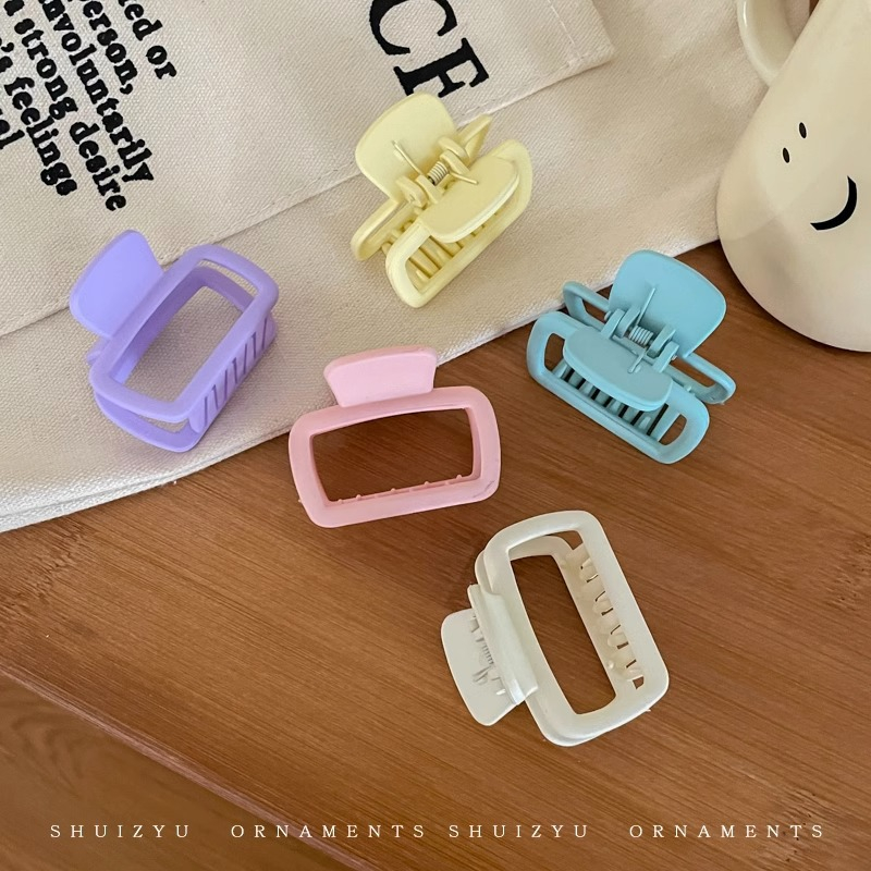 Kẹp Tóc Hình Vuông Nhỏ Nhiều Màu Sắc Thời Trang Mùa Hè Cho Nữ