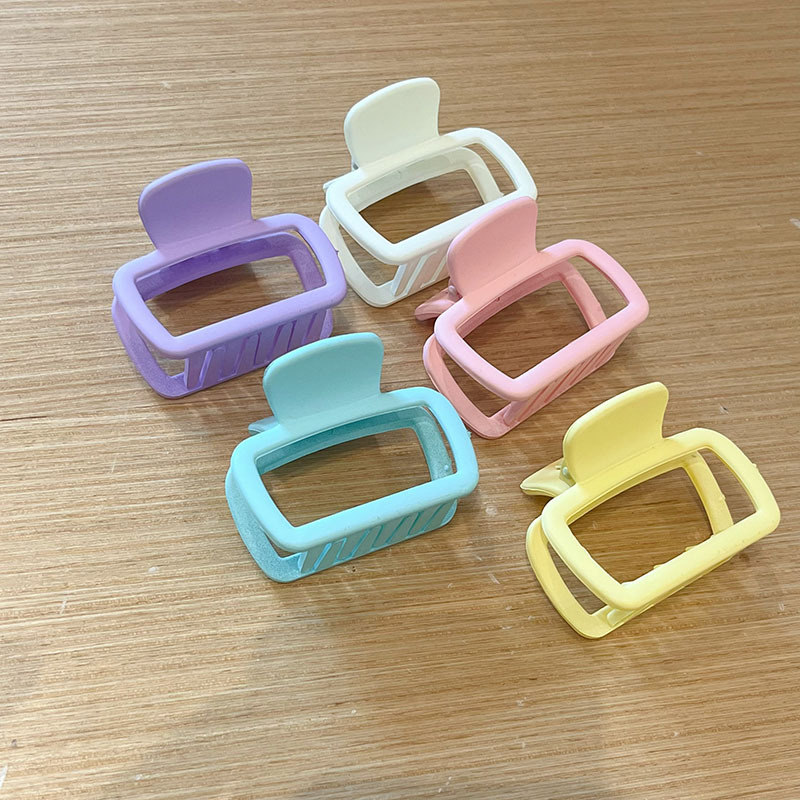 Kẹp Tóc Hình Vuông Nhỏ Nhiều Màu Sắc Thời Trang Mùa Hè Cho Nữ