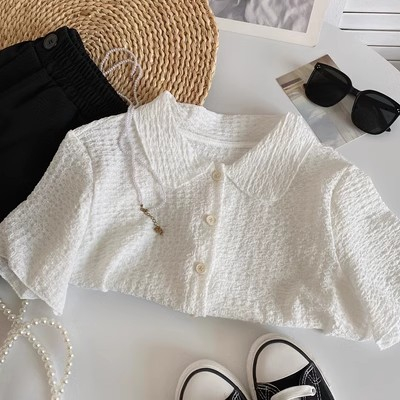 Áo Sơ Mi Nữ Ngắn Tay Dáng Rộng Phong Cách Hàn Quốc Baju Baju Wanita Lengan Panjang