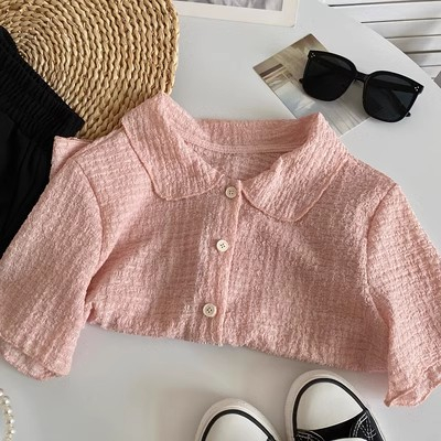 Áo Sơ Mi Nữ Ngắn Tay Dáng Rộng Phong Cách Hàn Quốc Baju Baju Wanita Lengan Panjang