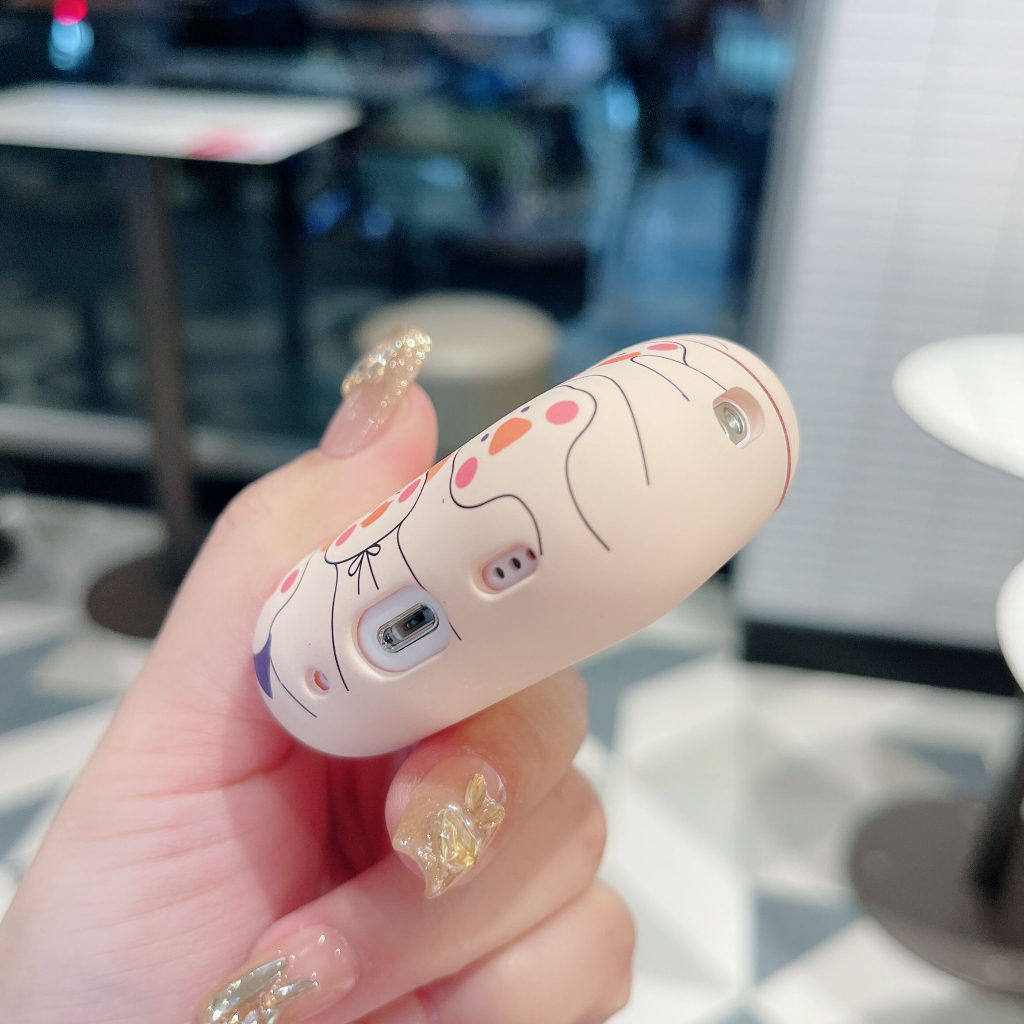 Vỏ Bảo Vệ Hộp Sạc Tai Nghe AirPods3 / 3 Pro / 2Gen Hình Chú Vịt May
