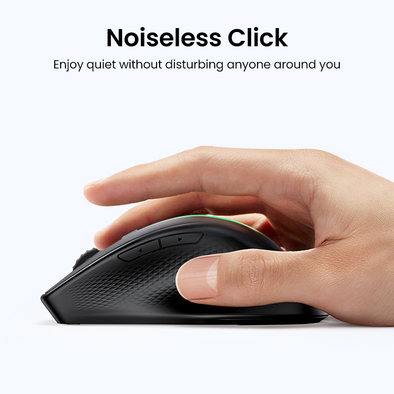 New in Sale Ugreen Chuột không dây 2.4 G 4000DPI Bluetooth 5.0 Cong thái học chuột 5 nút cho Laptop Macbook PC