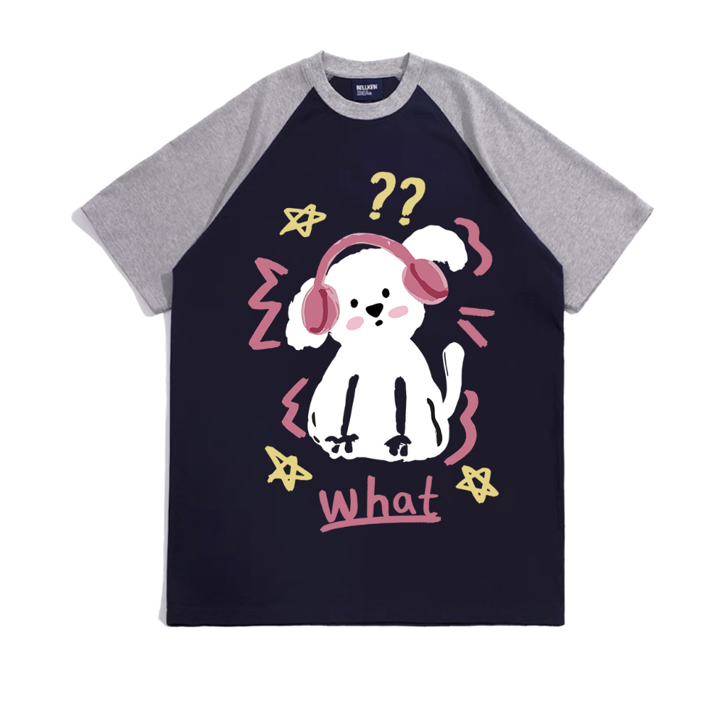 SELVZE Áo Thun Cotton Tay Ngắn Dáng Rộng In Họa Tiết Dễ Thương Thời Trang Mùa Hè
