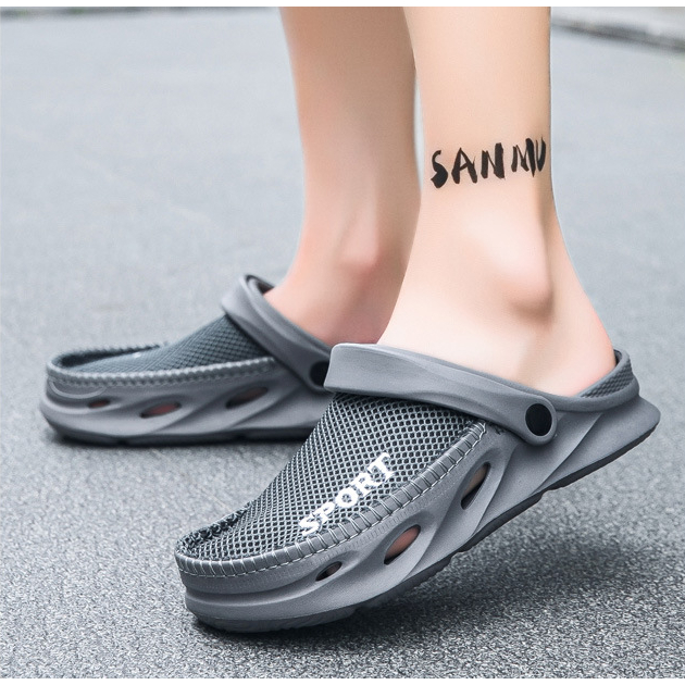 Giày Sandal Nam Khối Lượng Nhẹ Thoáng Khí Thoải Mái Thời Trang