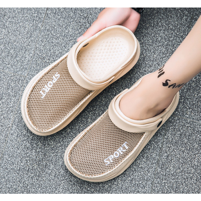 Giày Sandal Nam Khối Lượng Nhẹ Thoáng Khí Thoải Mái Thời Trang