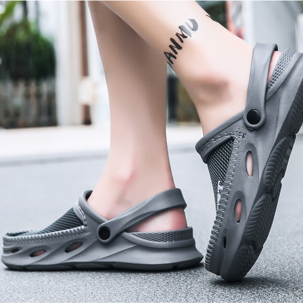 Giày Sandal Nam Khối Lượng Nhẹ Thoáng Khí Thoải Mái Thời Trang