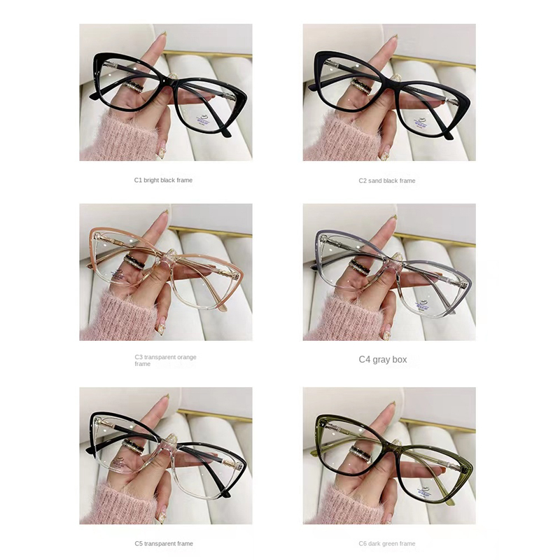 Kính Mát Mắt Mèo Chống Bức Xạ Thời Trang Cho Nam Nữ