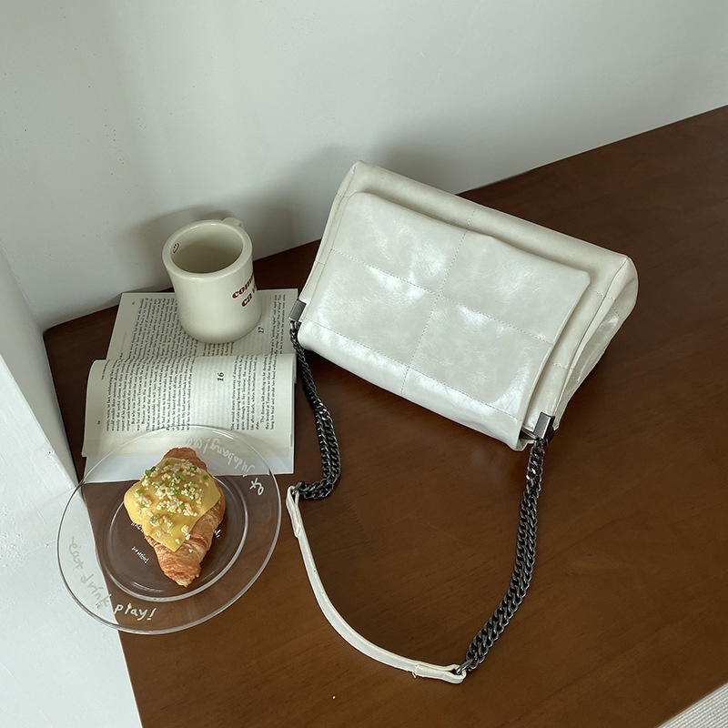 JUST STAR Túi xách da PU sức chứa lớn màu trơn thời trang cho nữ