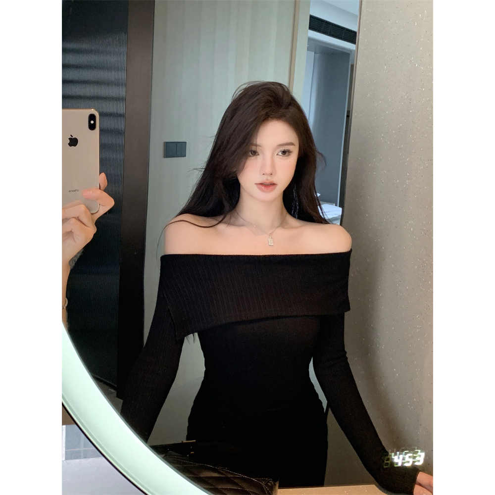 Đầm Midi Một Mảnh Ôm Dáng Hở Một Bên Vai Gợi Cảm Cho Nữ