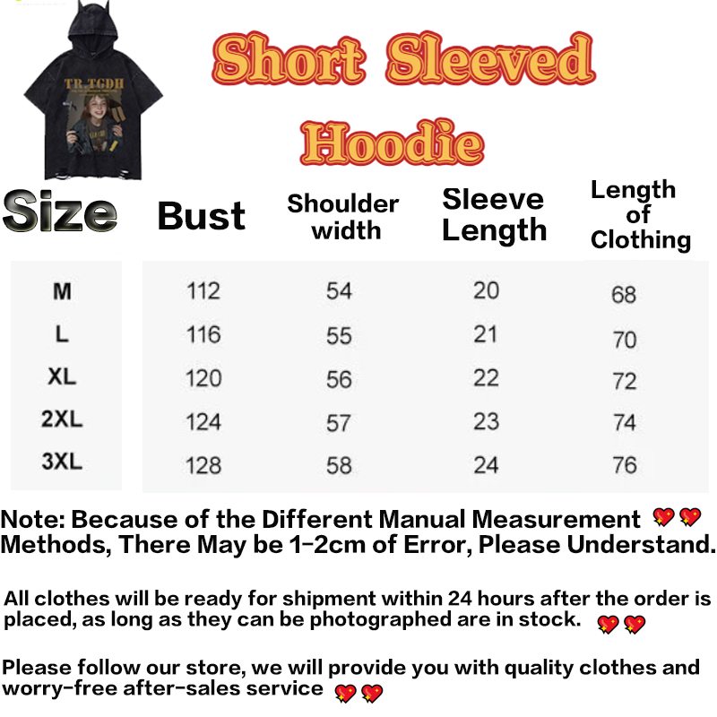 Áo Hoodie Cotton Tay Ngắn Dáng Rộng In Hình Trượt Ván Rip Hip Hop Thời Trang Mùa Hè Chất Lượng Cao Cho Nam