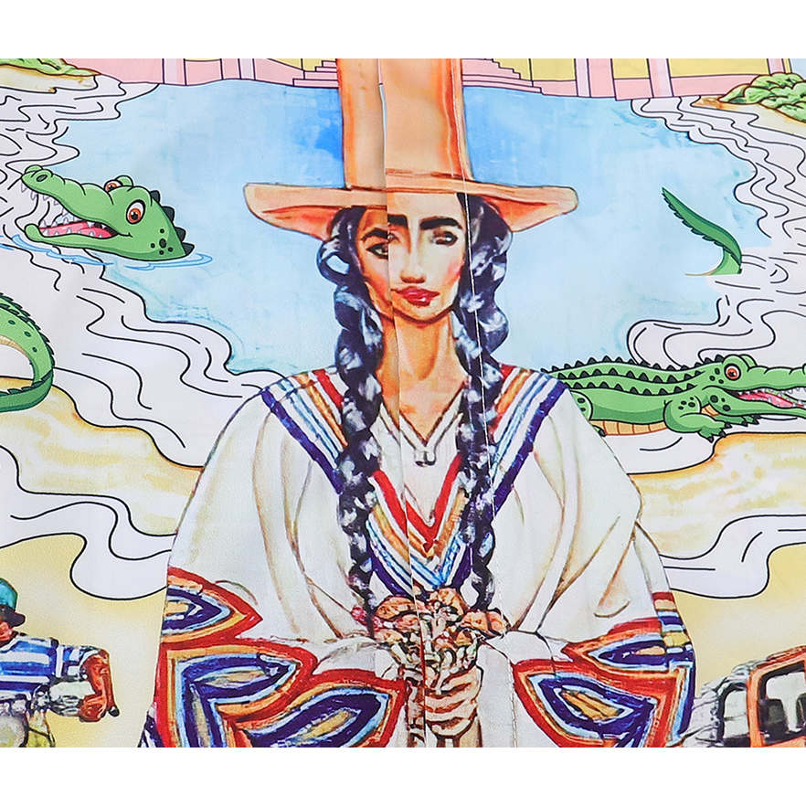 Áo Sơ Mi cotton Tay Dài In Họa Tiết Casablanca Thời Trang Cho Nam Và Nữ