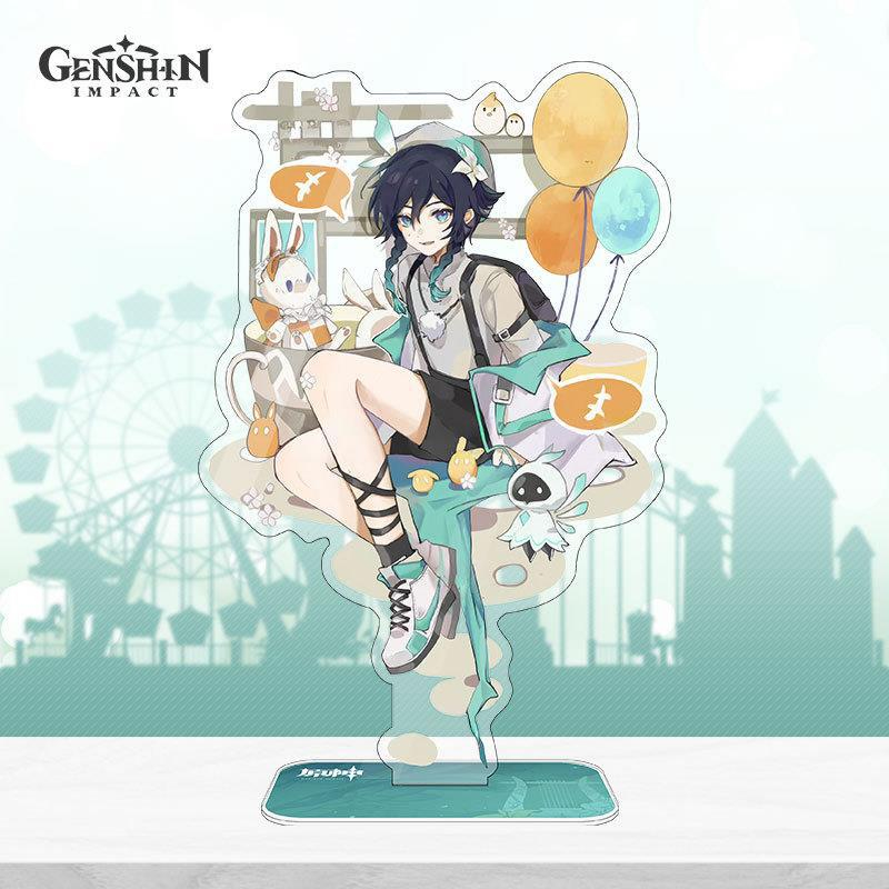 Mô Hình Anime Scaramouche Venti Xiao Kazuha Bằng Acrylic Đứng Để Bàn Trang Trí