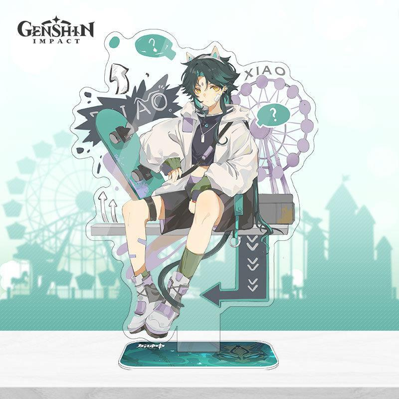 Mô Hình Anime Scaramouche Venti Xiao Kazuha Bằng Acrylic Đứng Để Bàn Trang Trí