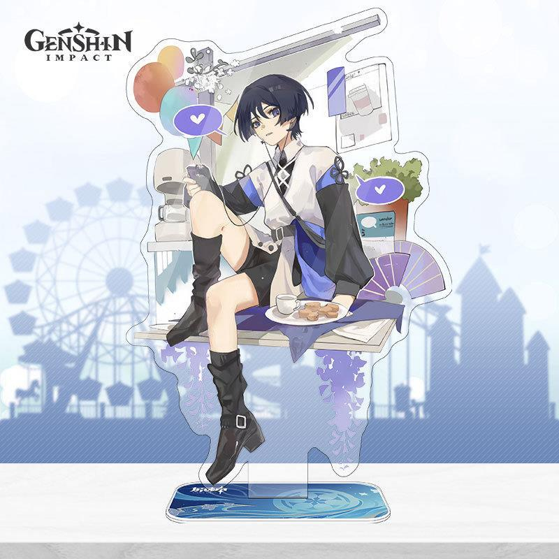 Mô Hình Anime Scaramouche Venti Xiao Kazuha Bằng Acrylic Đứng Để Bàn Trang Trí