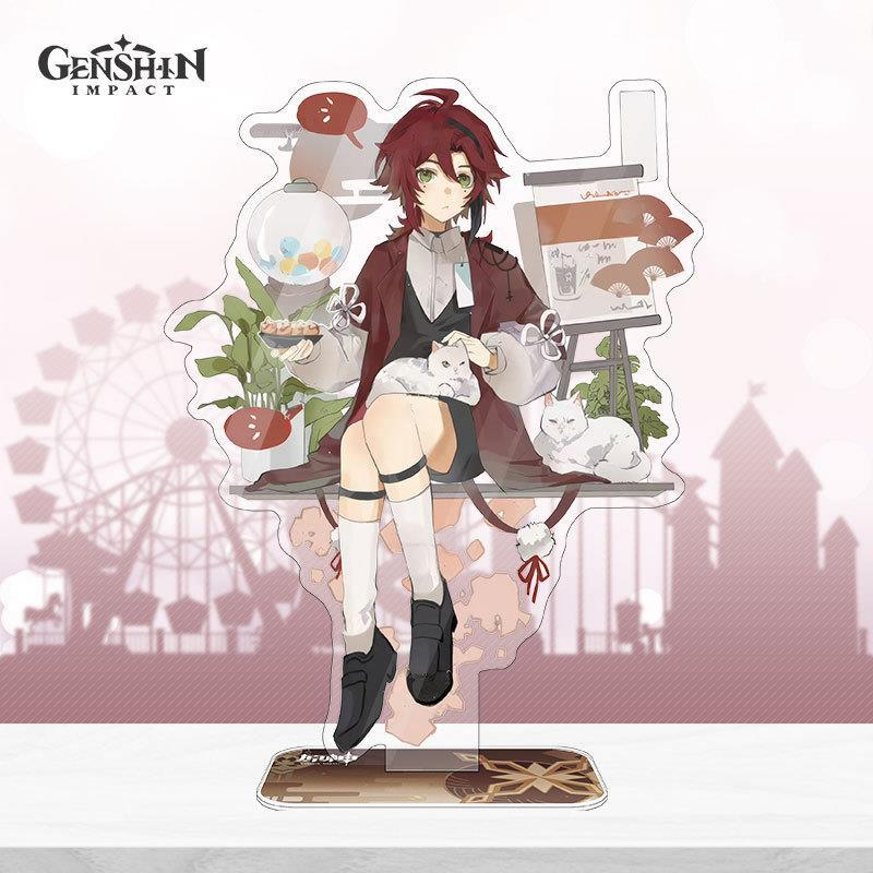 Mô Hình Anime Scaramouche Venti Xiao Kazuha Bằng Acrylic Đứng Để Bàn Trang Trí