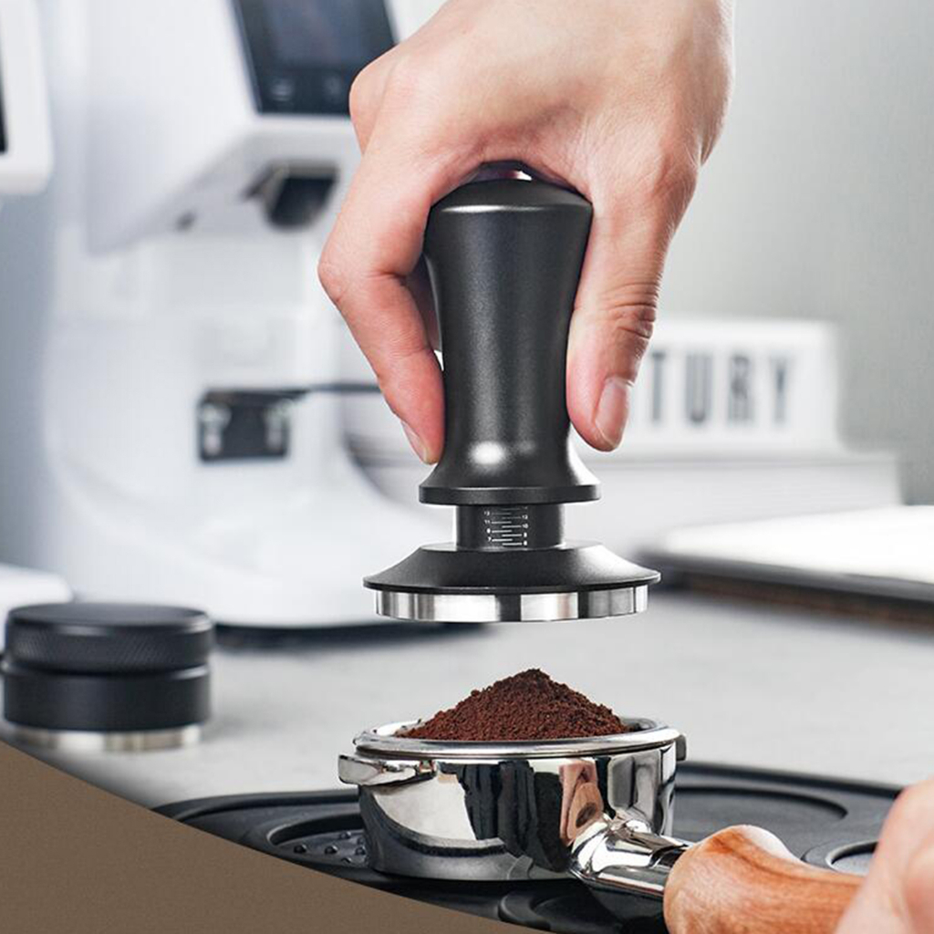 Tamper Cà Phê Bằng Thép Không Gỉ Máy Pha Cà Phê Tamper Phân Phối Bột Cà Phê Phần Barista Cho Bã Cà Phê Nhà Hàng Nhà Bếp, Quầy Bar