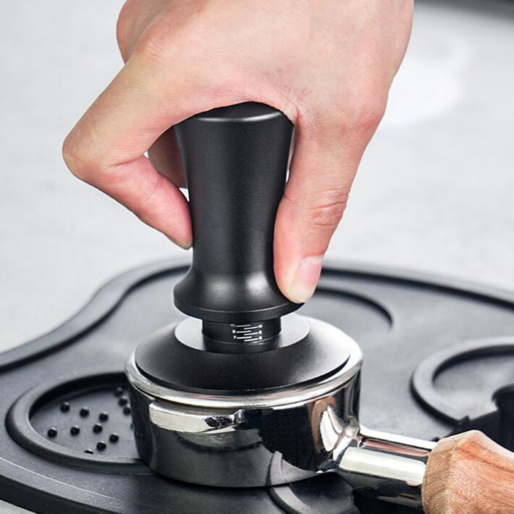 Tamper Cà Phê Bằng Thép Không Gỉ Máy Pha Cà Phê Tamper Phân Phối Bột Cà Phê Phần Barista Cho Bã Cà Phê Nhà Hàng Nhà Bếp, Quầy Bar