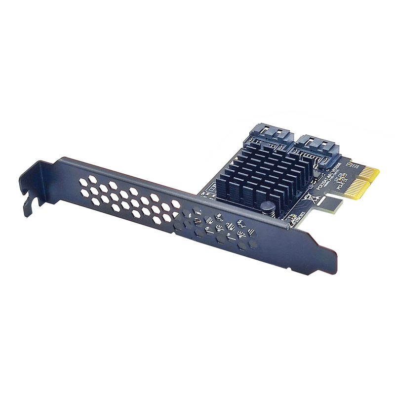 MỚI SATA Raid PCI-E Card SATA Raid Bộ điều khiển ASMedia 1061R Chip PCI Express X1 đến 2 Cổng SATA3.
