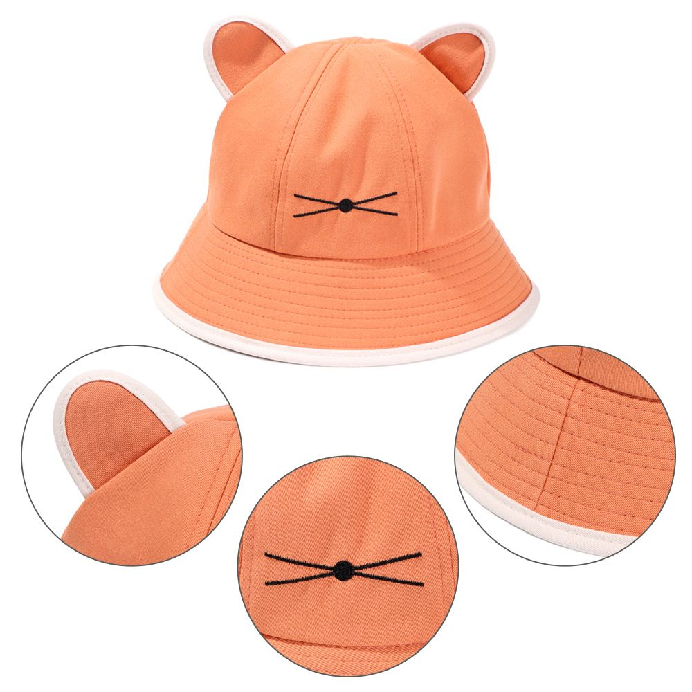Unmegoni Bucket Chống Nắng / Tia UV In Họa Tiết Mèo Dễ Thương Thời Trang Xuân Hè Cho Nam Và Nữ