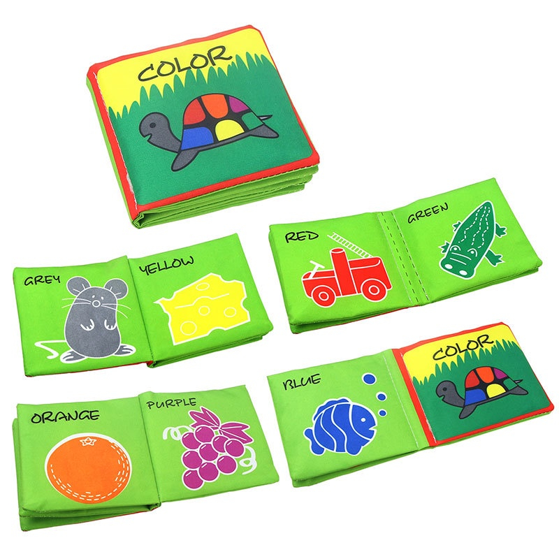 Sách Vải 3D Co Giãn Giáo Dục Sớm Cho Bé