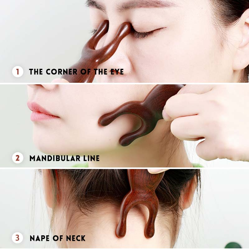Dụng Cụ Mát Xa Nâng Mũi Bằng Gỗ Đàn Hương
