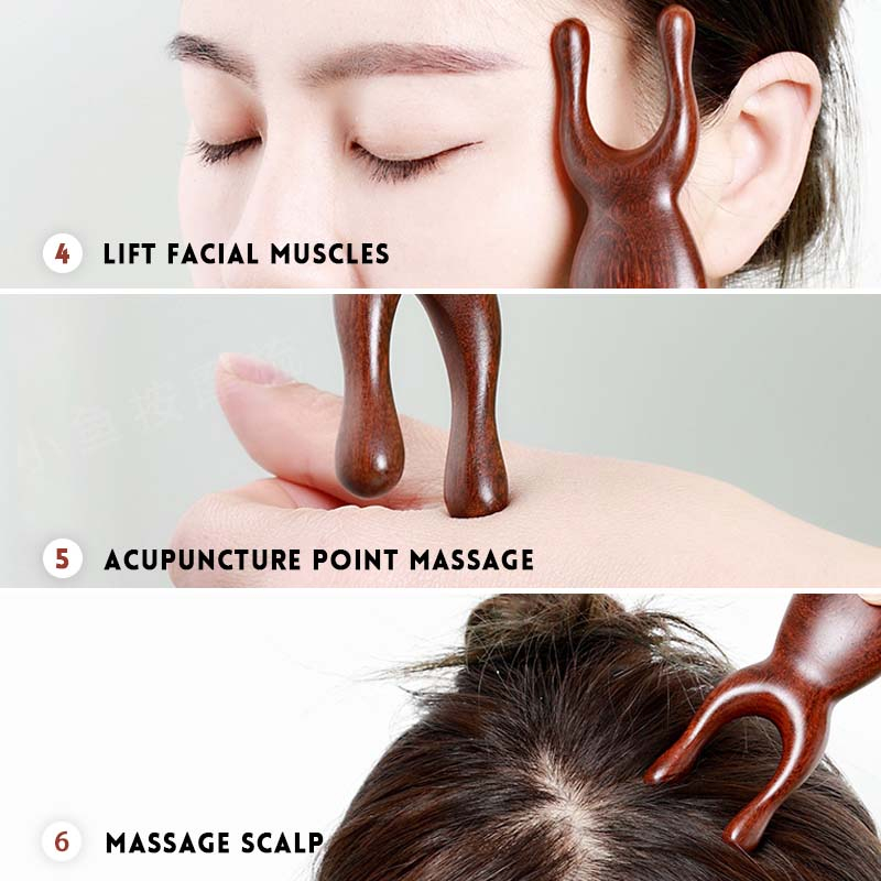 Dụng Cụ Mát Xa Nâng Mũi Bằng Gỗ Đàn Hương