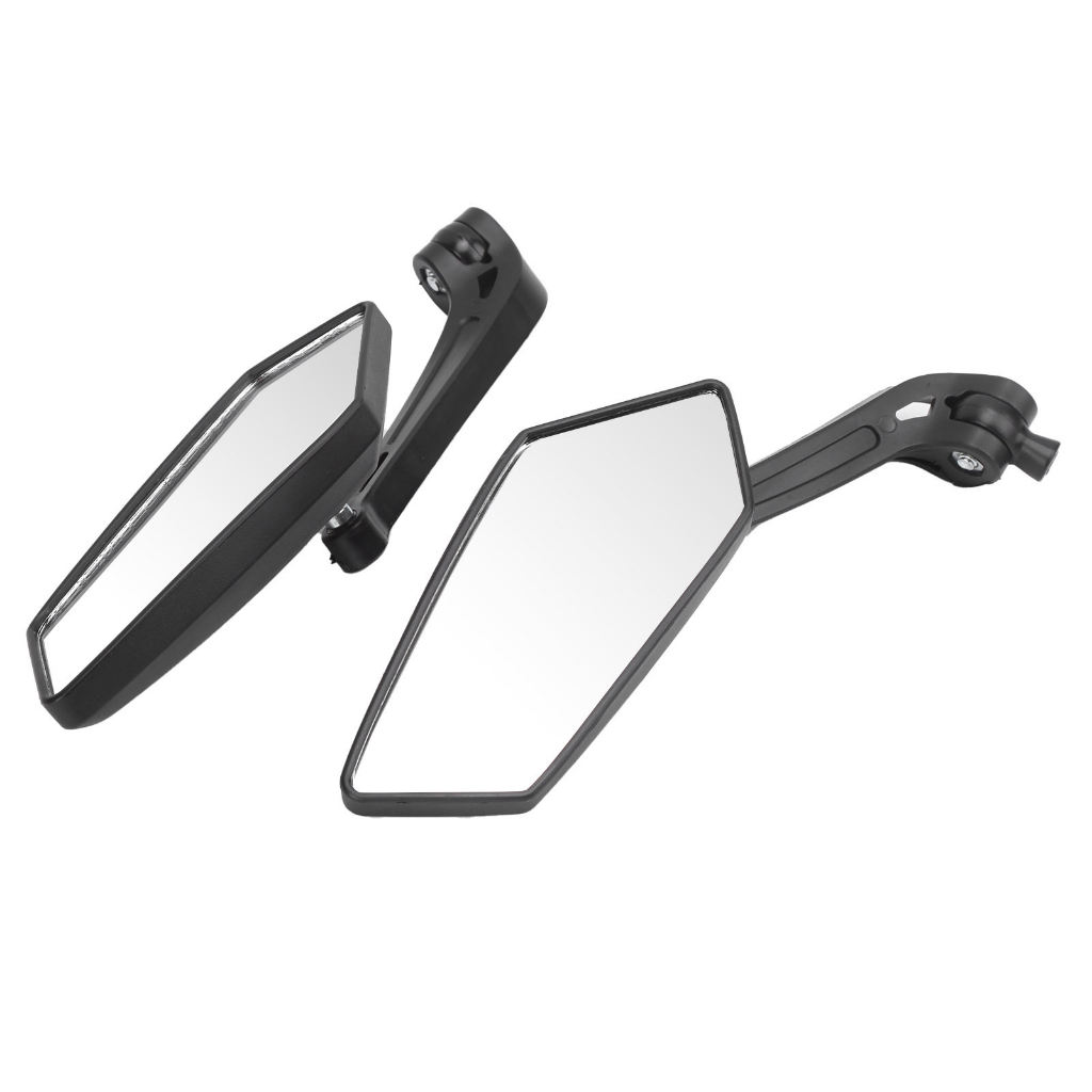 Motorlife Cặp Kính Chiếu Hậu Xe Máy Đen HD Có Thể Xoay Cho Sợi Chỉ 8Mm 10Mm Tay Ga ATV