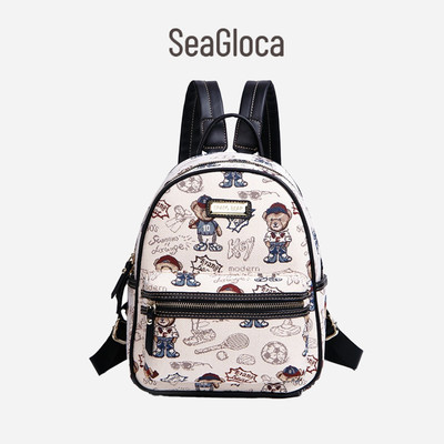Seagloca Balo  thêu gấu thời trang nữ dễ thương mới 1198