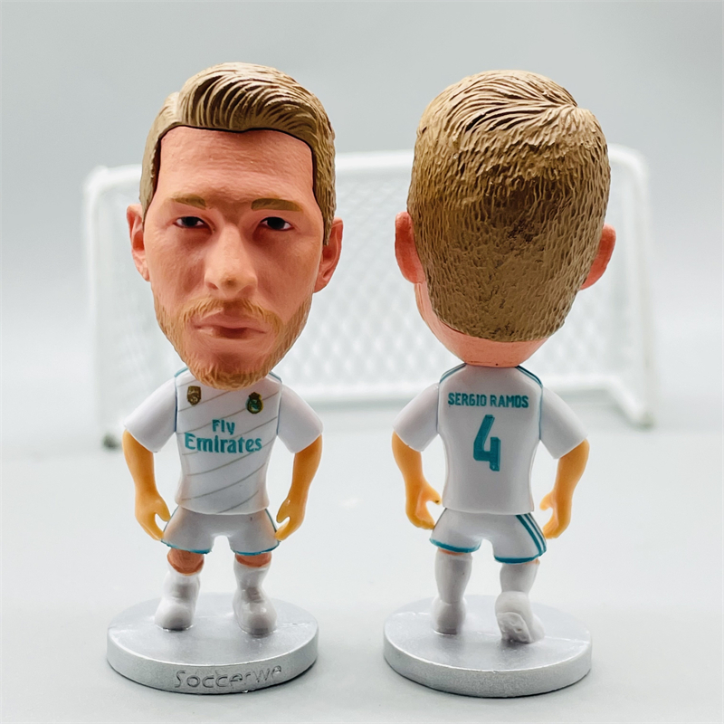 Mô Hình Ngôi Sao Bóng Đá Real Madrid Cao 6.5cm 4 # Sergio Ramos Mùa 2018