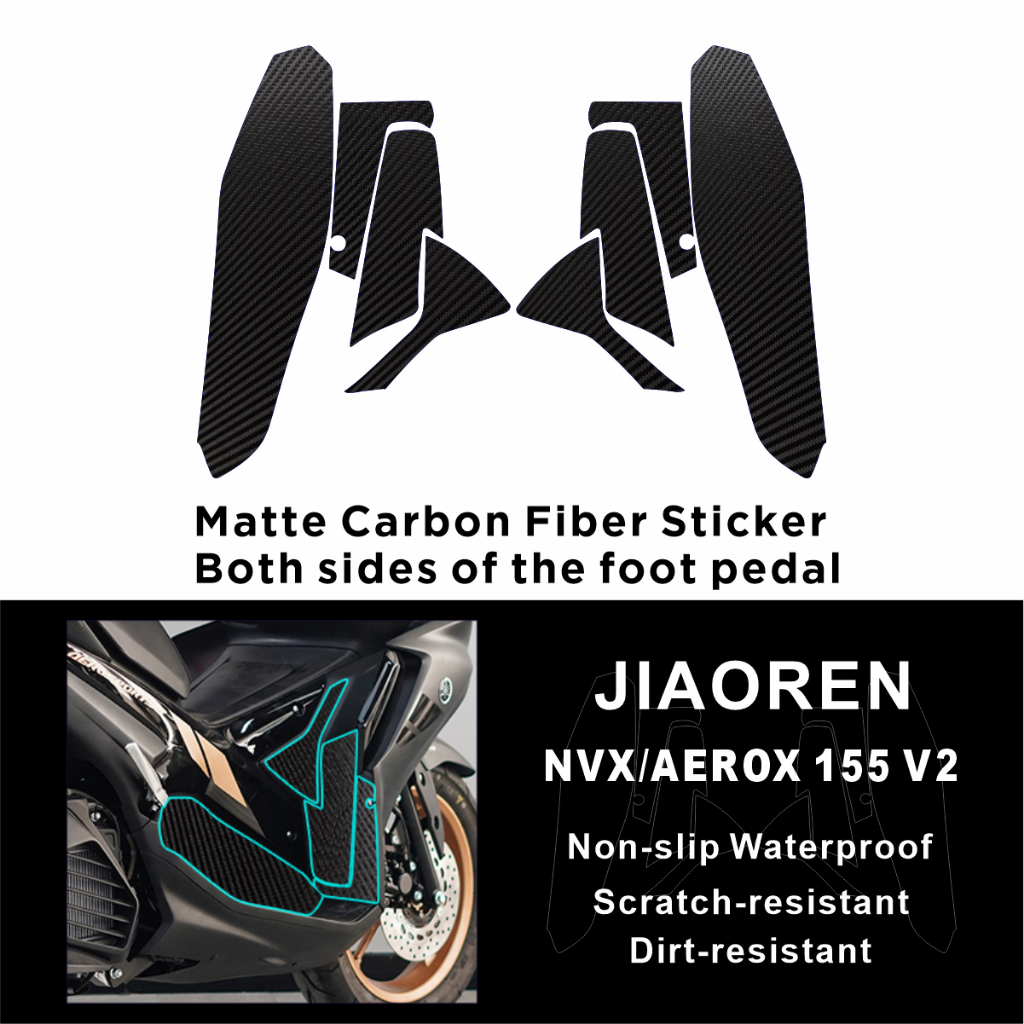 Tem Dán Sợi Carbon Chống Trầy Cho Yamaha NVX AEROX 155 V2