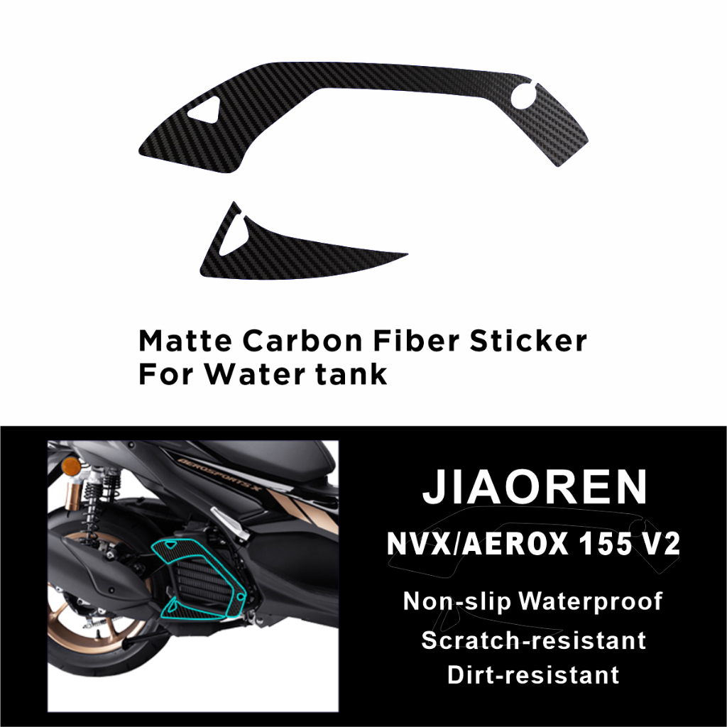 Tem Dán Sợi Carbon Chống Trầy Cho Yamaha NVX AEROX 155 V2