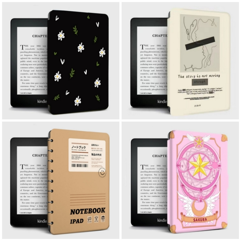Dễ Thương Bao Da Máy Đọc Sách Điện Tử Thông Minh Bảo Vệ Cho Amazon kindle sy69jl 2016 8th gen Ốp