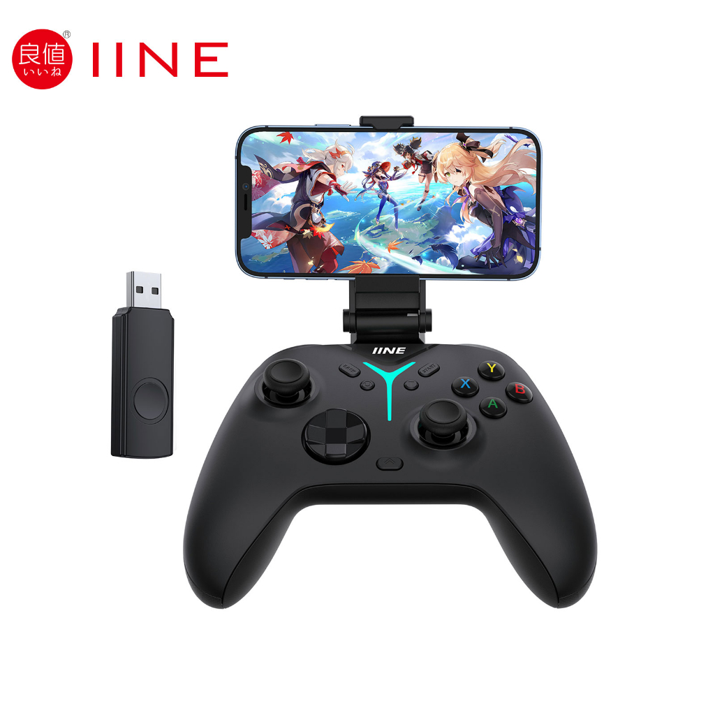 Tay cầm chơi game IINE Sirius Bluetooth 2.4ghz cho PC/ điện thoại di động/ Switch/ Steam/ iPad/ laptop