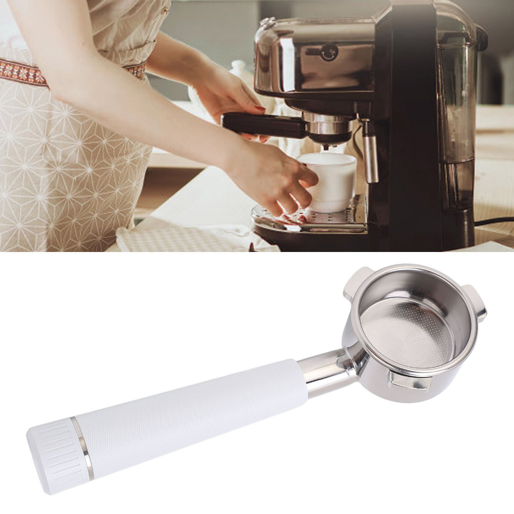 ▲ Cà Phê Portafilter Không Đáy Bằng Thép Gỉ 54Mm 3 Tai Phụ Kiện Máy Pha Cho Breville 8 Series