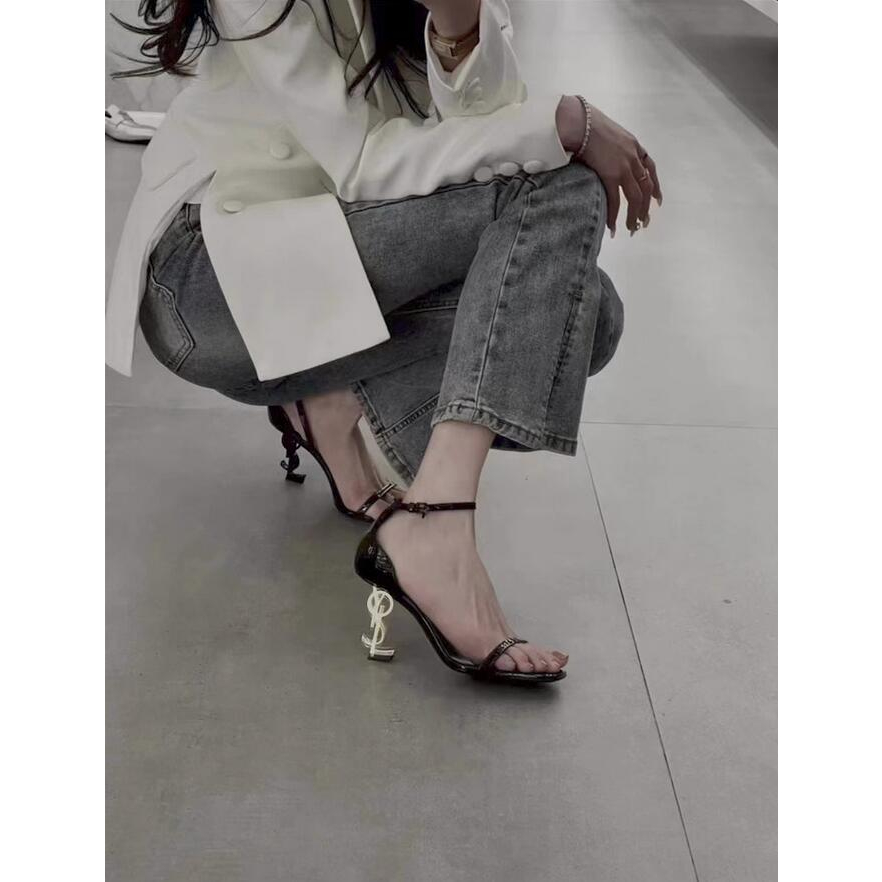 Giày Cao Gót 4.33 Inch Mũi Vuông Size 34-41 Thời Trang Thanh Lịch