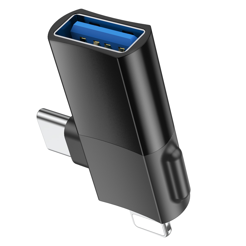 Đầu Chuyển Đổi HOCO UA17 iOS / Type C Sang Micro USB 2 Trong 1