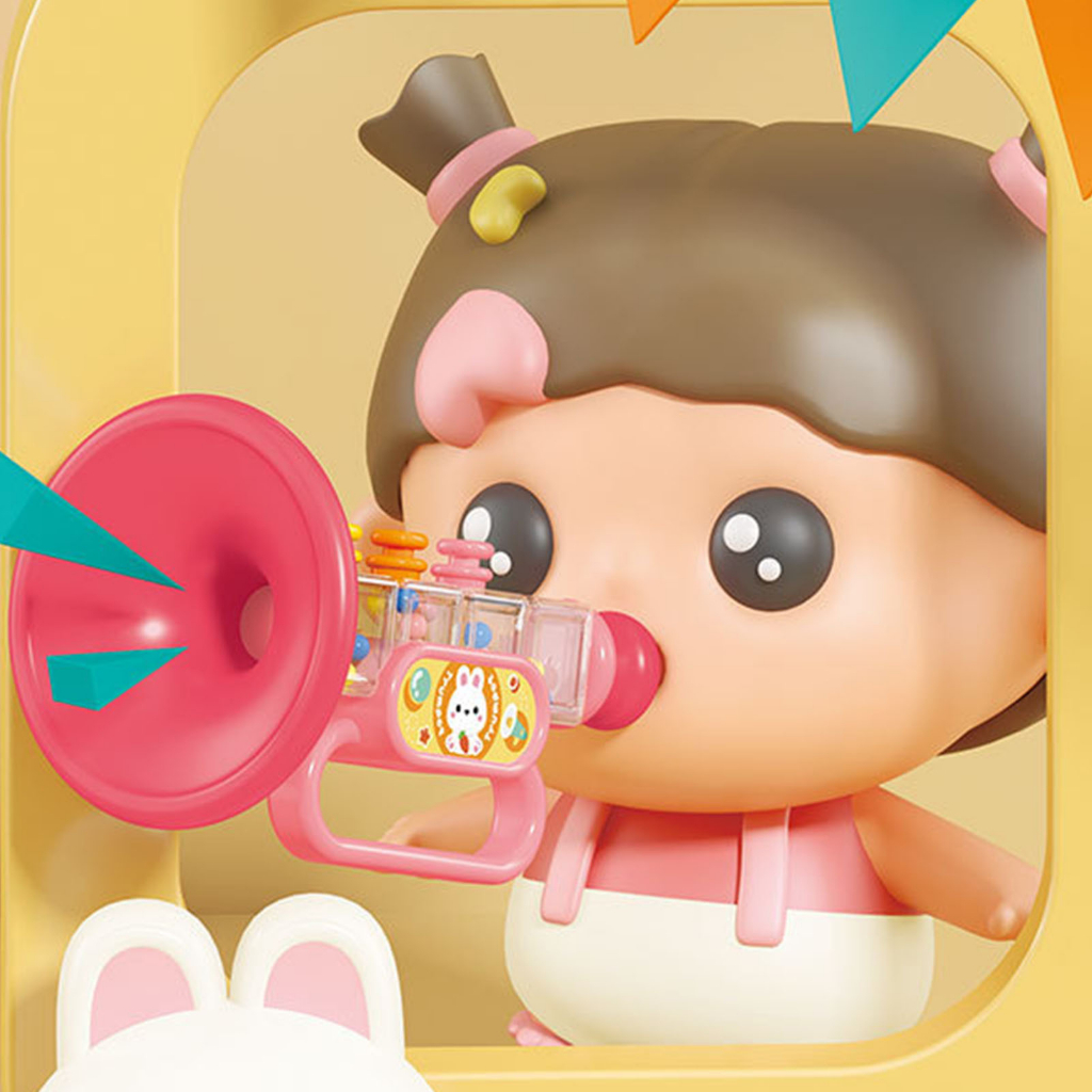 Đồ chơi âm nhạc kèn Trumpet dễ thương cho bé - Hoạt Hình Dễ Thương Màu Sắc Tươi Sáng Đa Năng Đồ chơi Âm Nhạc Giáo Dục Sớm Cho Bé - LUCKYBABY