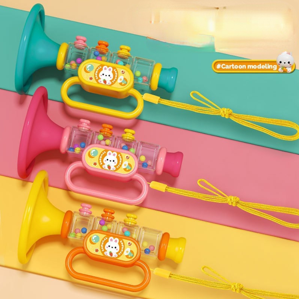 Đồ chơi âm nhạc kèn Trumpet dễ thương cho bé - Hoạt Hình Dễ Thương Màu Sắc Tươi Sáng Đa Năng Đồ chơi Âm Nhạc Giáo Dục Sớm Cho Bé - LUCKYBABY