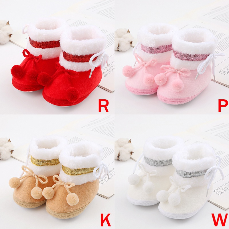 Giày Bốt Cotton Đế Mềm Lót Lông Phong Cách Hàn Quốc Dễ Thương Dành Cho Bé