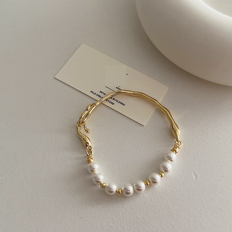 Vòng Tay Chuỗi Hạt Ngọc Trai Handmade Thời Trang Cho Nữ 2023