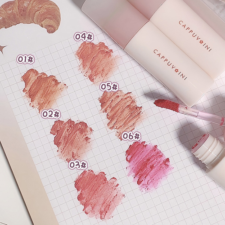 Son Môi GECOMO Chống Thấm Nước Với 8 Màu Lựa Chọn