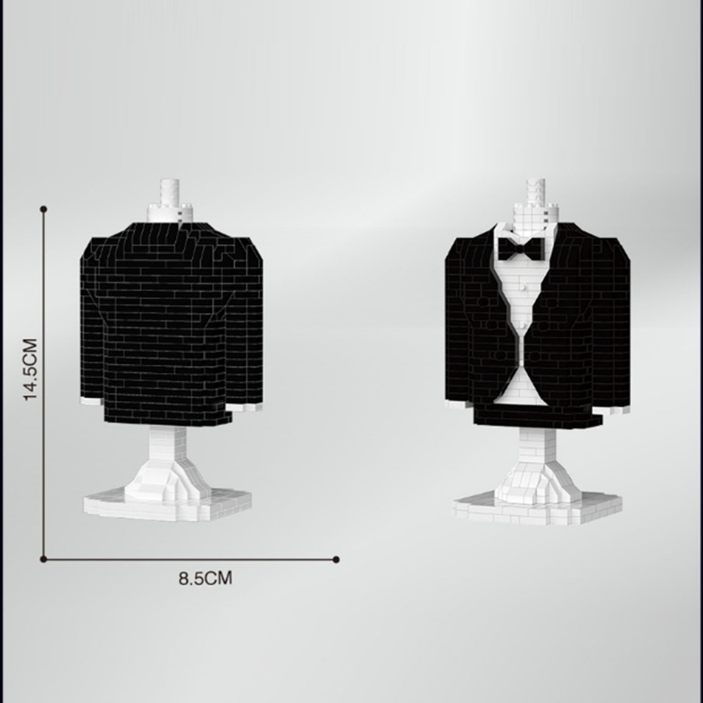 Đồ Chơi Lắp Ráp Hình Đầm Cưới - Mô hình Lắp Ráp váy cưới / vest  Dễ Thương Tinh Tế Cho Bé Gái Sinh Nhật