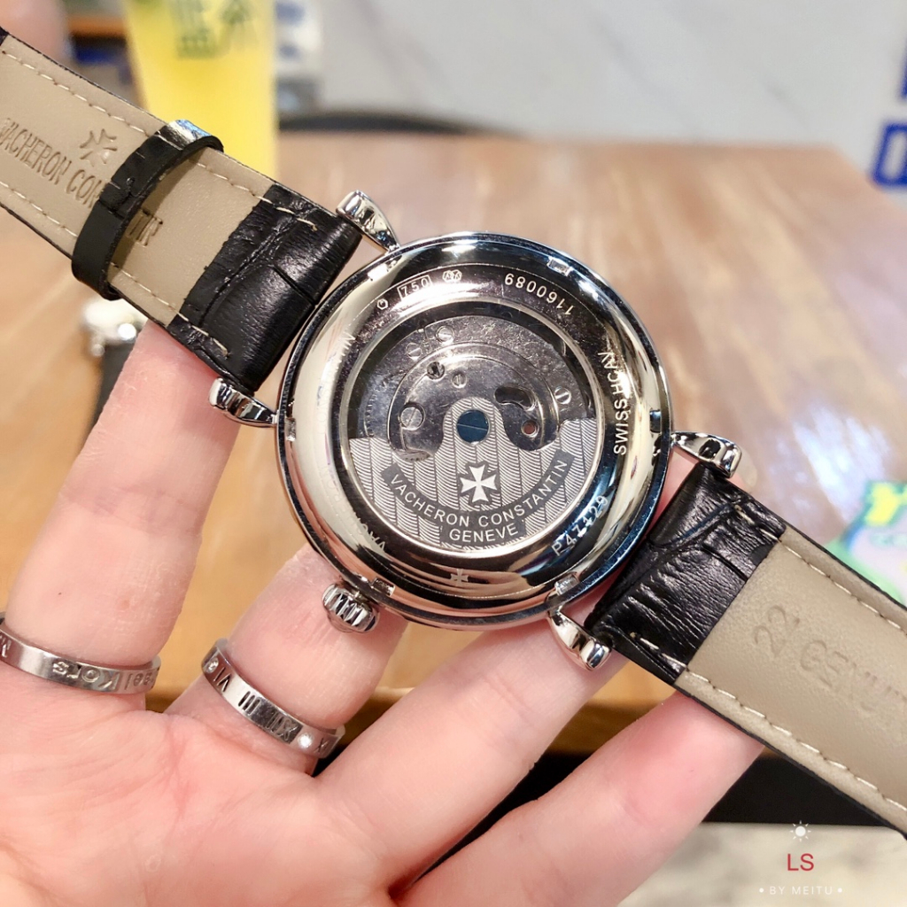 Đồng Hồ Cơ Tự Động Vacheron Dây Da Thật Đa Chức Năng Thời Trang Cho Nam